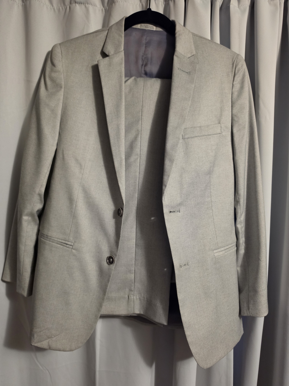 Calvin Klein Light Gray Young Men's 2 Piece Suit Set